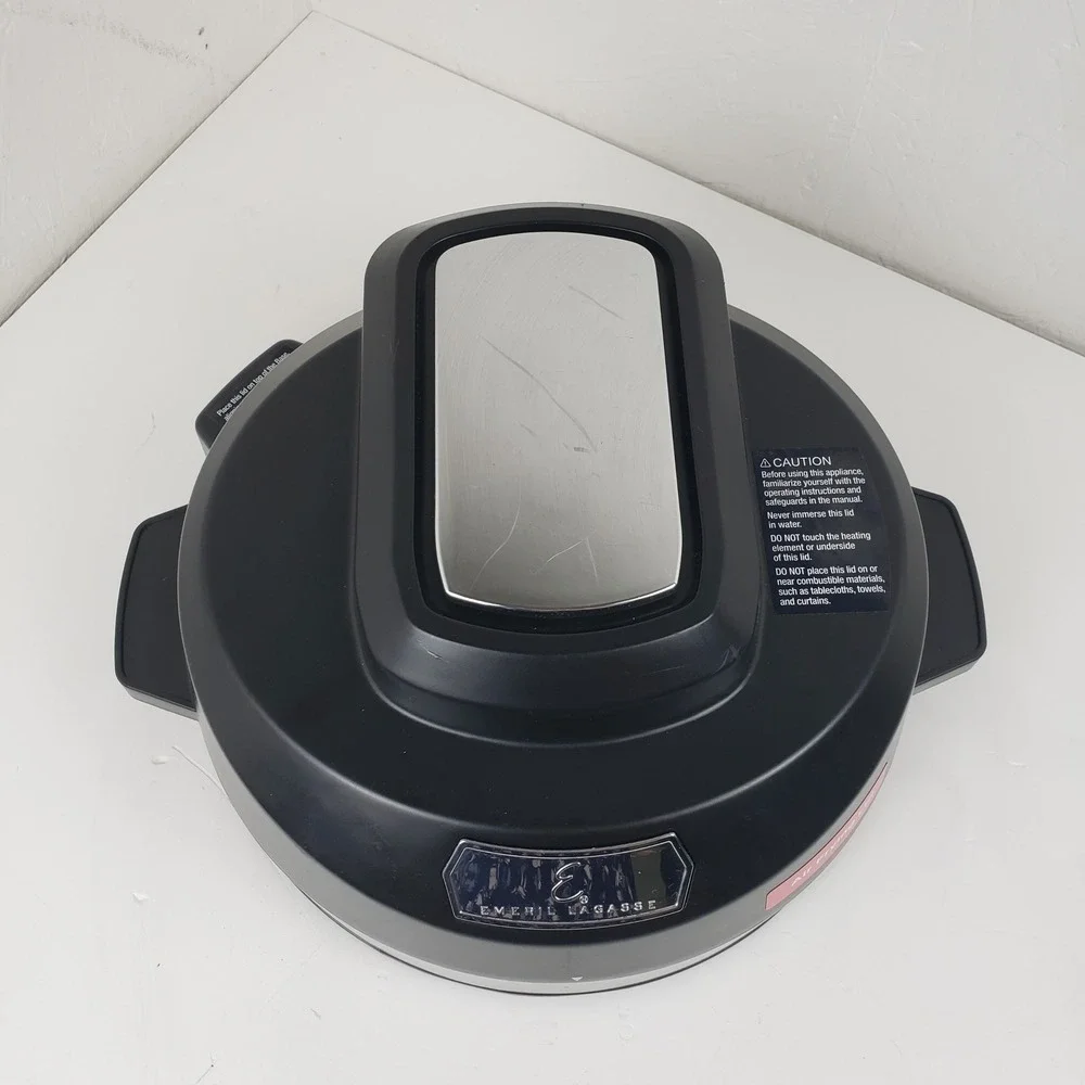 Emeril Lagasse Pressure Cooker Air Fryer Combo Replacement Air Frying Lid Black